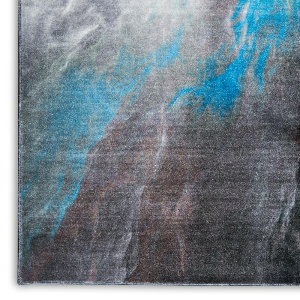 Nourison Le Reve Area Rug, Charcoal/Multicolor, 5'3" x 7'7", LER06. Picture 5