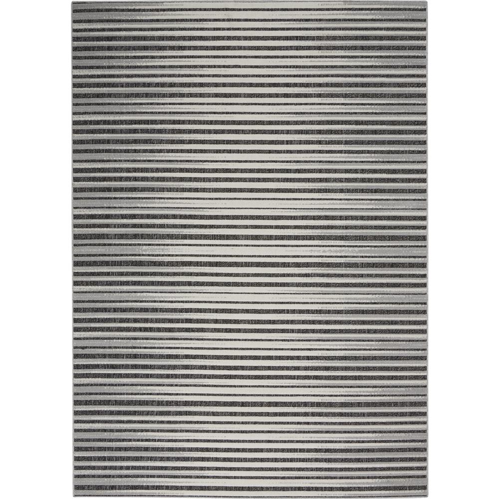 CLA01 Calobra Dark Grey Area Rug- 4' x 6'. Picture 1