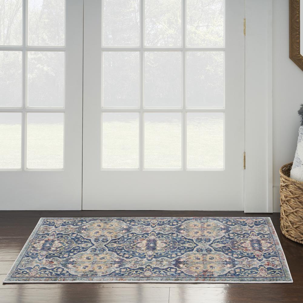 Bohemian Rectangle Area Rug, 2' x 4'. Picture 2