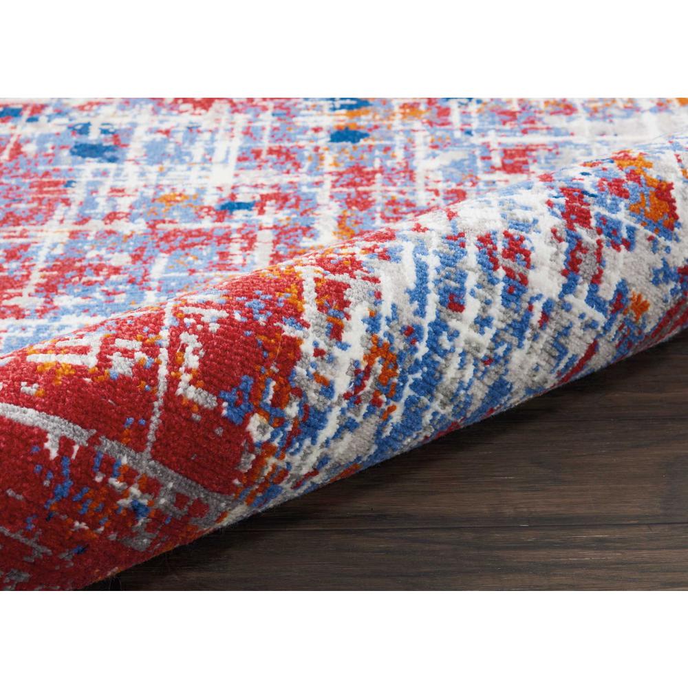Twilight Area Rug, Red/Blue, 5'6" x 8'. Picture 4