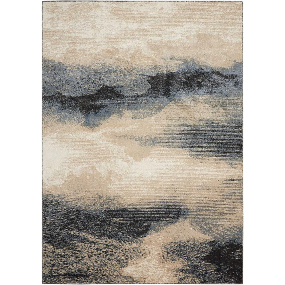Modern Rectangle Area Rug, 7' x 10'. Picture 1