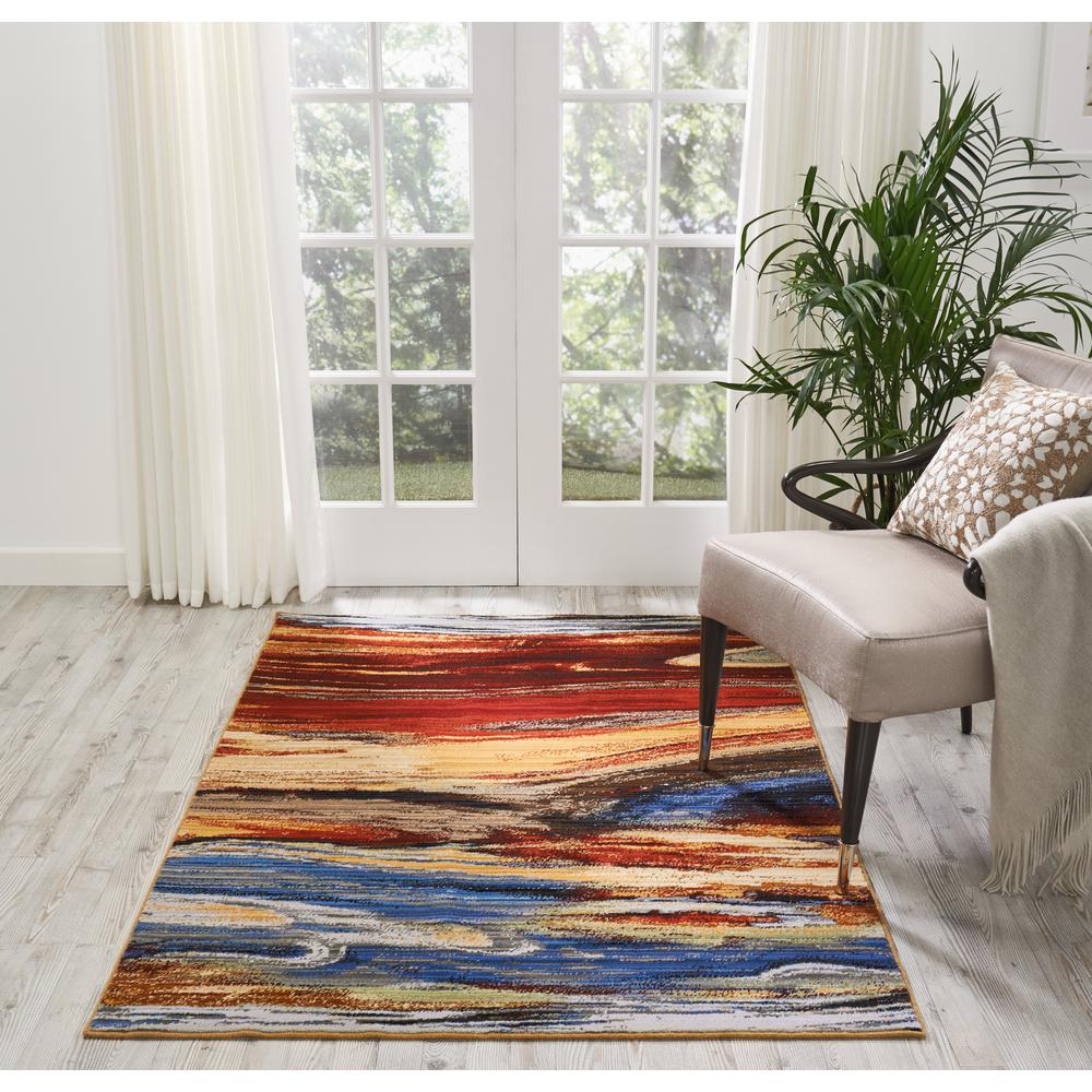 Modern Rectangle Area Rug, 4' x 6'. Picture 2
