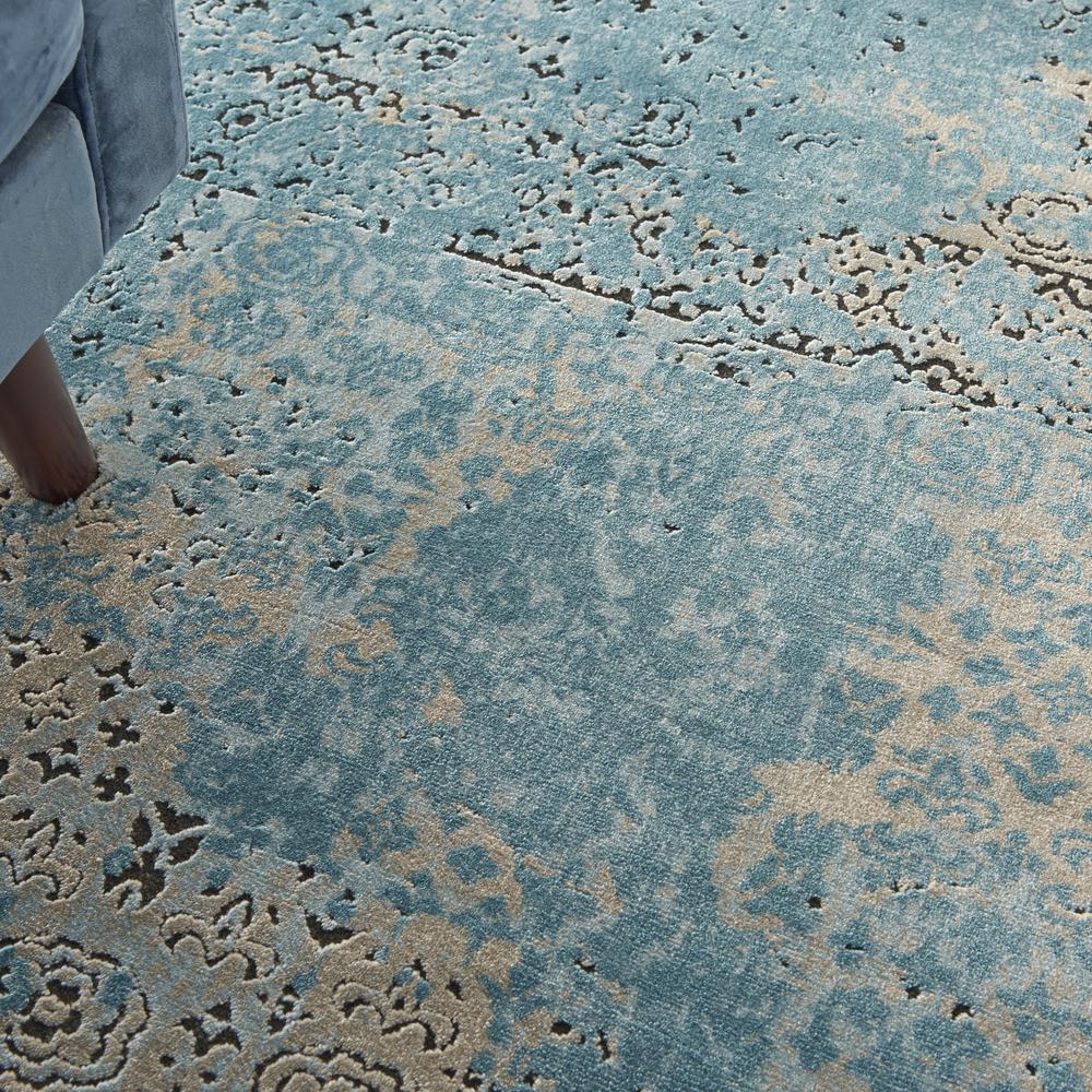 Karma Area Rug, Blue, 6'7" x 9'6". Picture 8