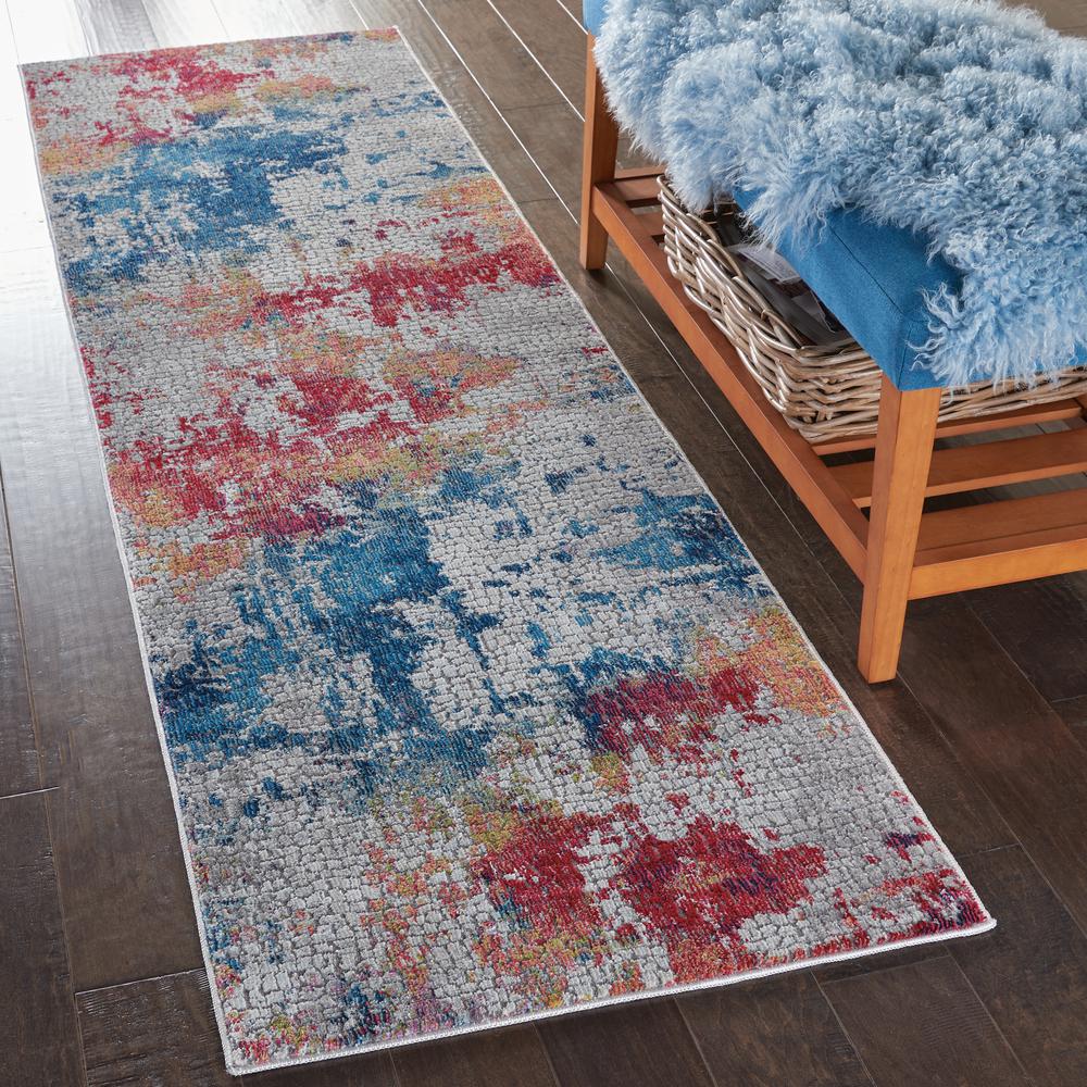 Modern Runner Area Rug, 6' Runner. Picture 2