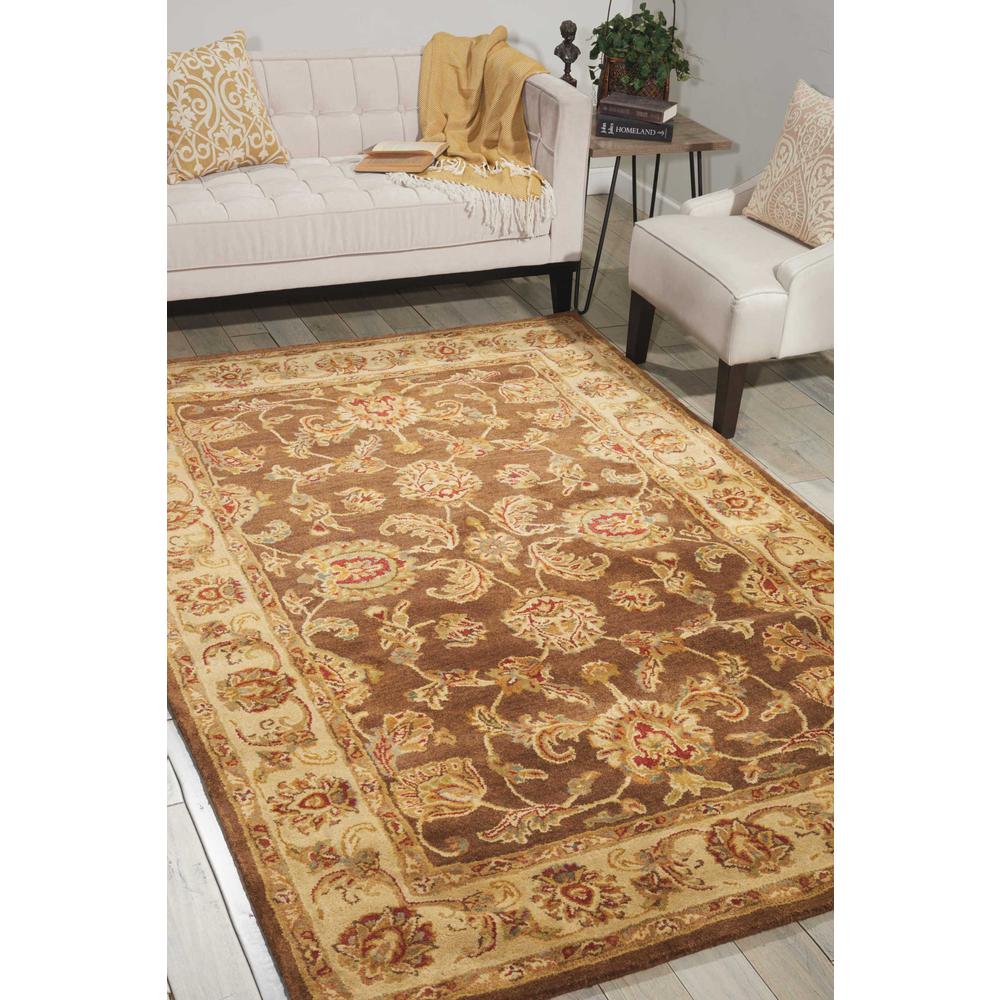 Jaipur Area Rug, Brown, 9'6" x 13'6". Picture 2