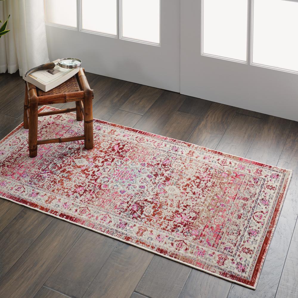 Vintage Rectangle Area Rug, 2' x 4'. Picture 8