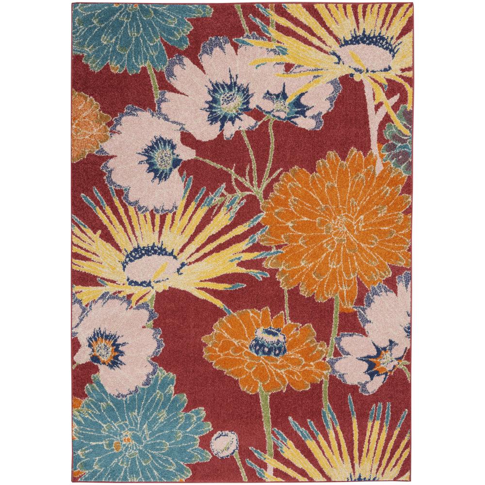 Contemporary Rectangle Area Rug, 5' x 7'. Picture 1