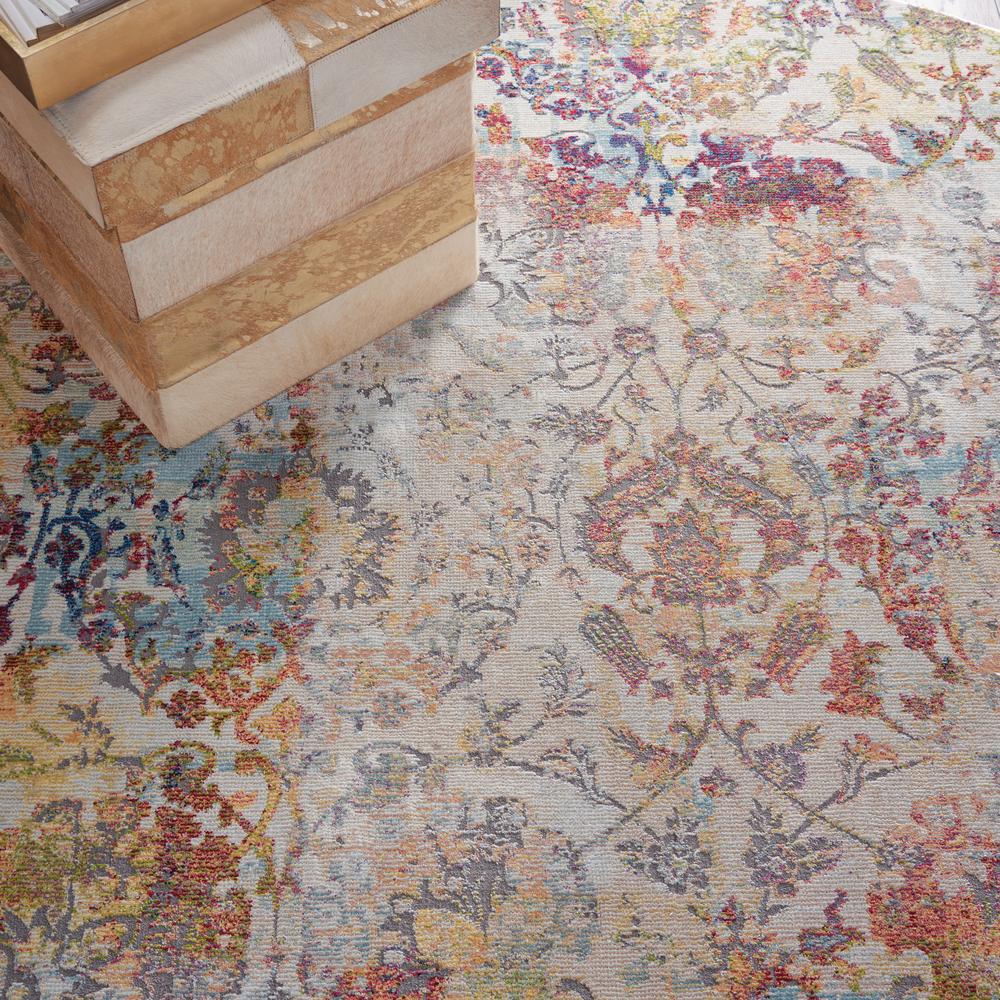 Vintage Round Area Rug, 6' x Round. Picture 8