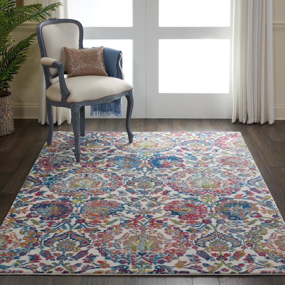 Vintage Rectangle Area Rug, 5' x 8'. Picture 3
