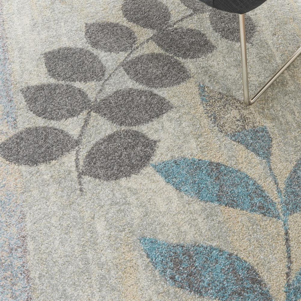 Tranquil Area Rug, Ivory/Light Blue, 5'3" x 7'3". Picture 8