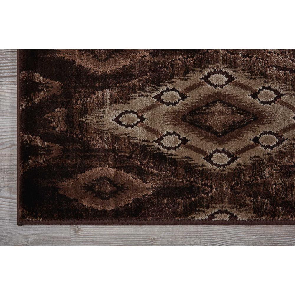 Karma Area Rug, Chocolate, 7'10" x 10'6". Picture 2