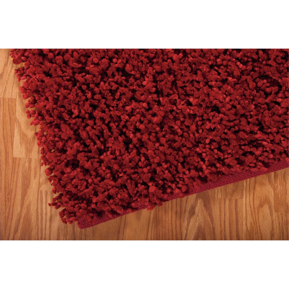 Nourison Zen Red Shag Area Rug. Picture 2