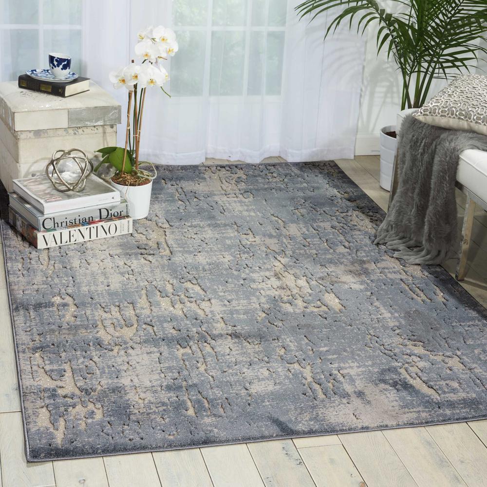 Gleam Area Rug, Slate, 9'3" x 12'9". Picture 2