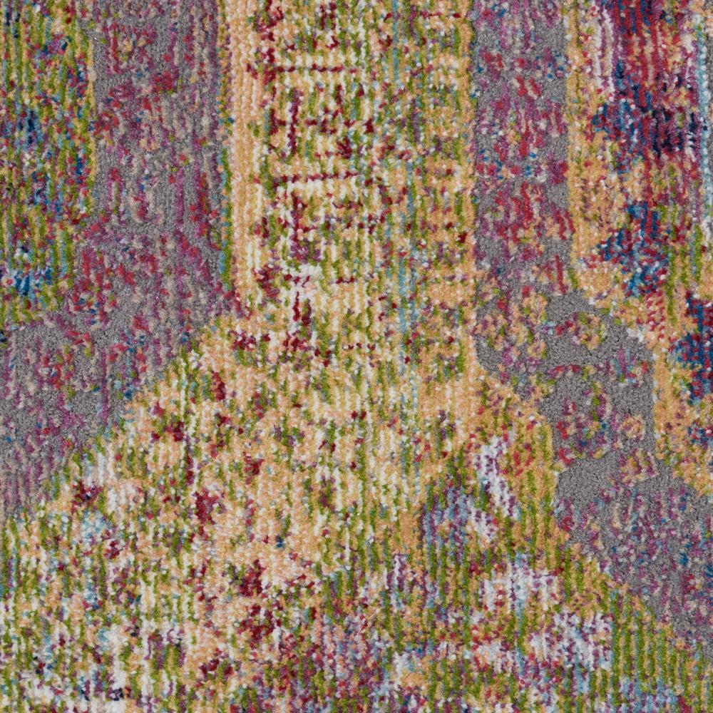 Bohemian Round Area Rug, 4' x Round. Picture 7