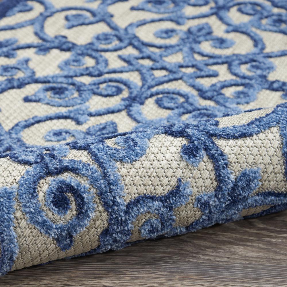 Aloha Area Rug, Grey/Blue, 3'6" x 5'6". Picture 7