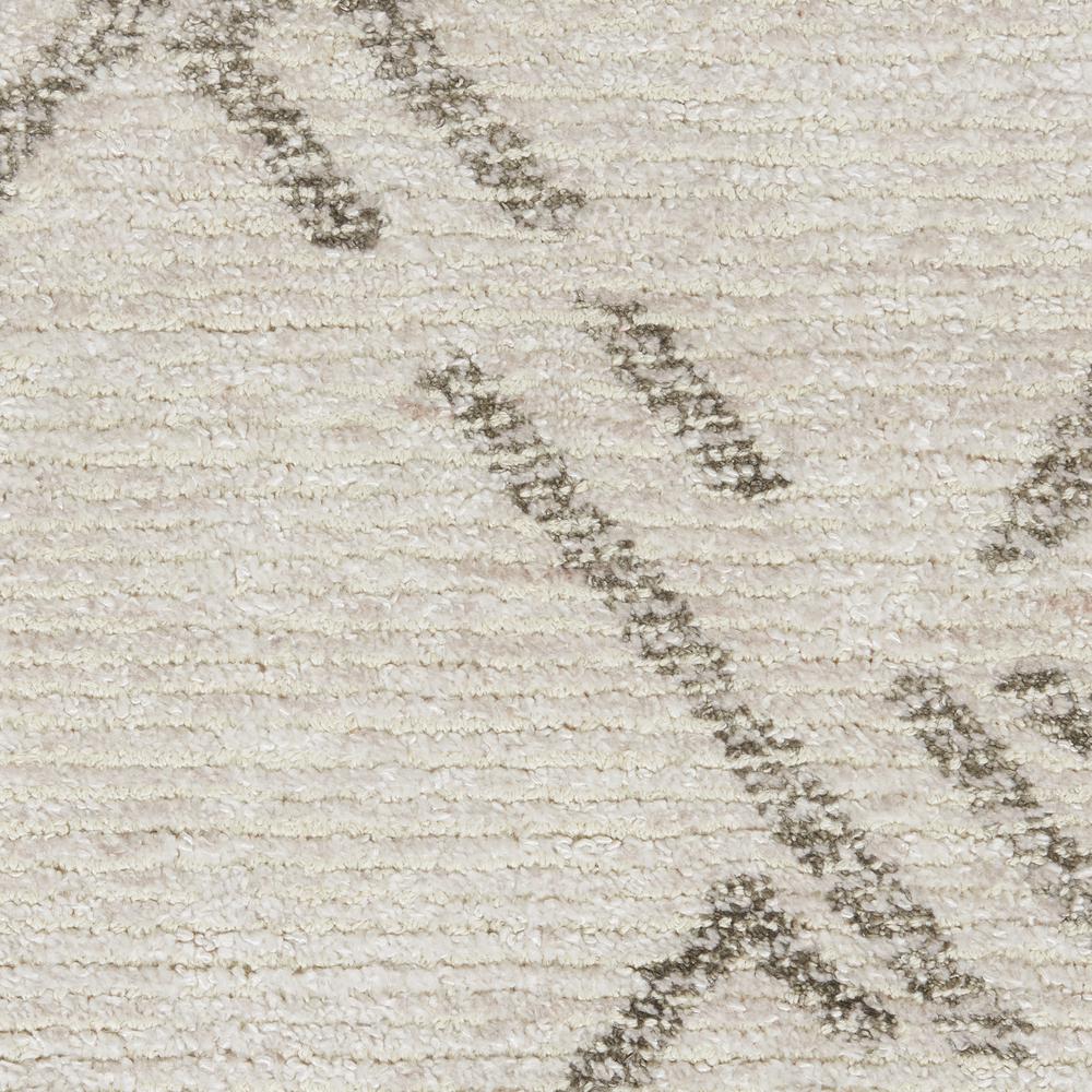 Nourison Venosa Runner Area Rug, Ivory/Grey, 2'3" x 7'6", VSN01. Picture 6