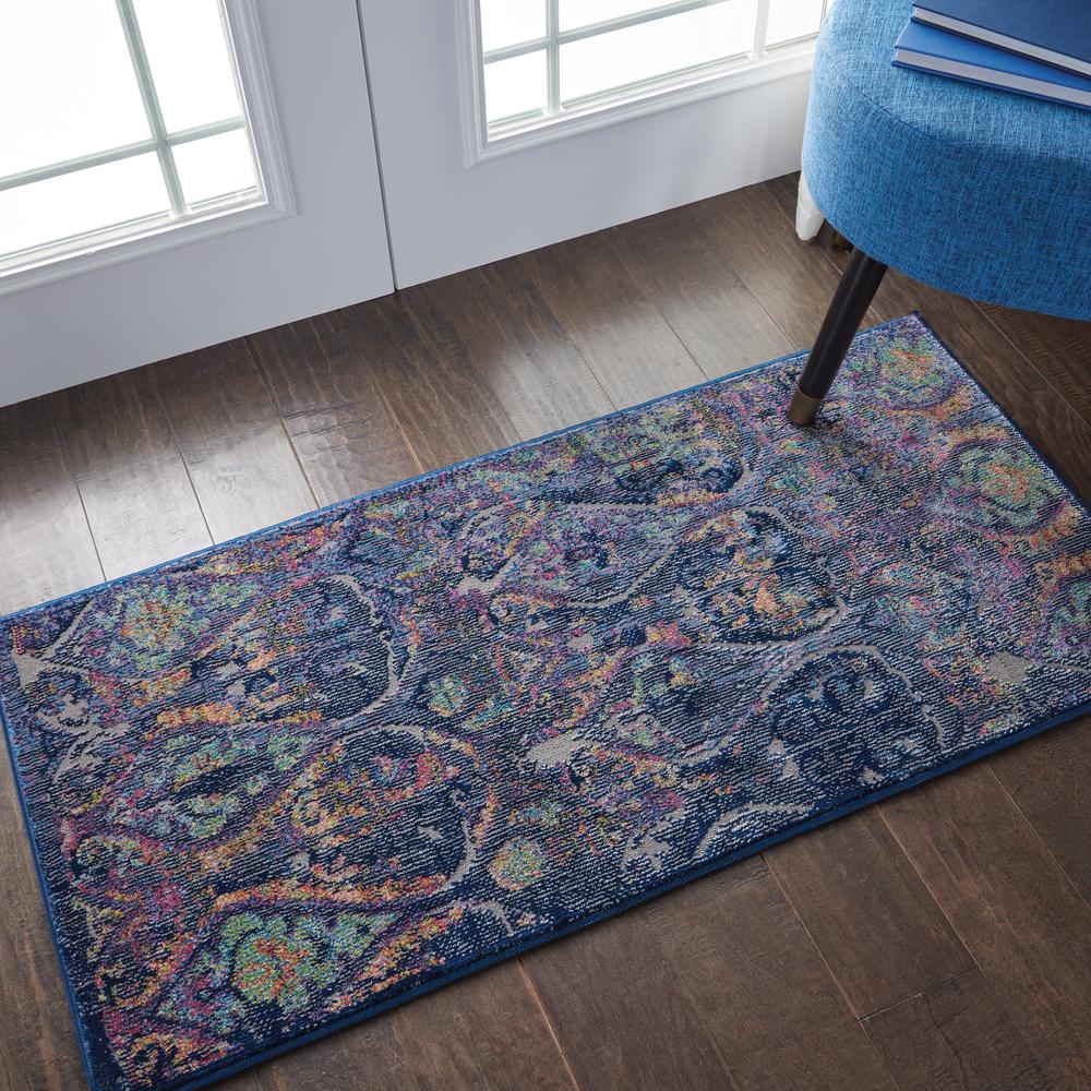 Bohemian Rectangle Area Rug, 2' x 4'. Picture 8