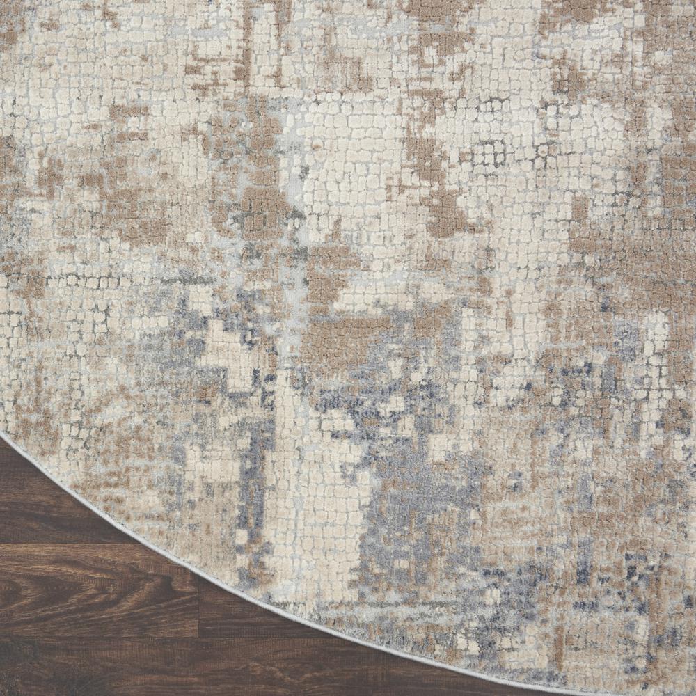 Modern Round Area Rug, 8' x Round. Picture 5