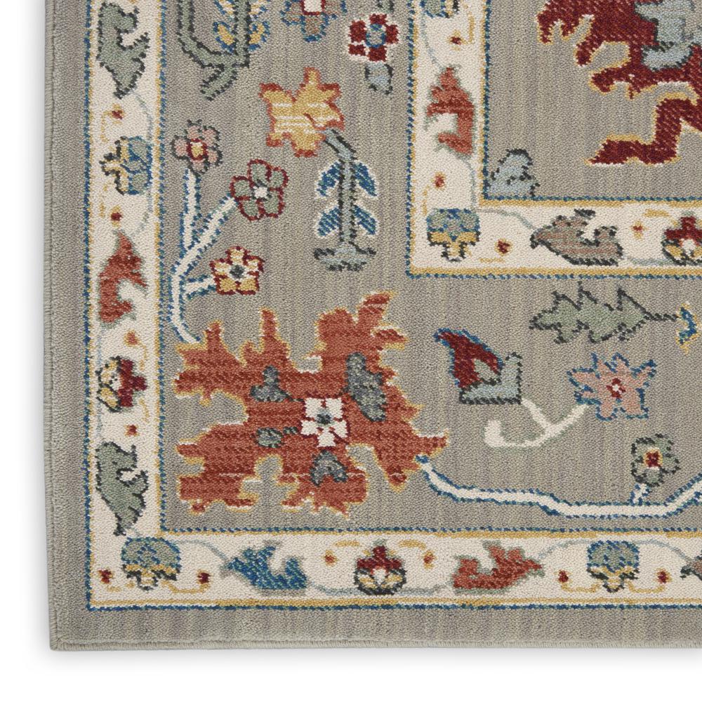 Nourison Parisa 8'6 x 11'6 Grey Area Rug. Picture 5
