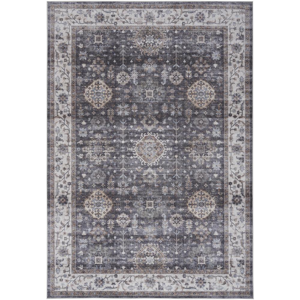 Vintage Rectangle Area Rug, 5' x 7'. Picture 1
