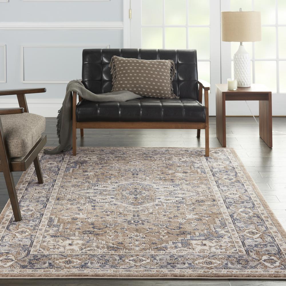 Nourison Quarry 6' x 9' Beige/Grey Area Rug. Picture 2