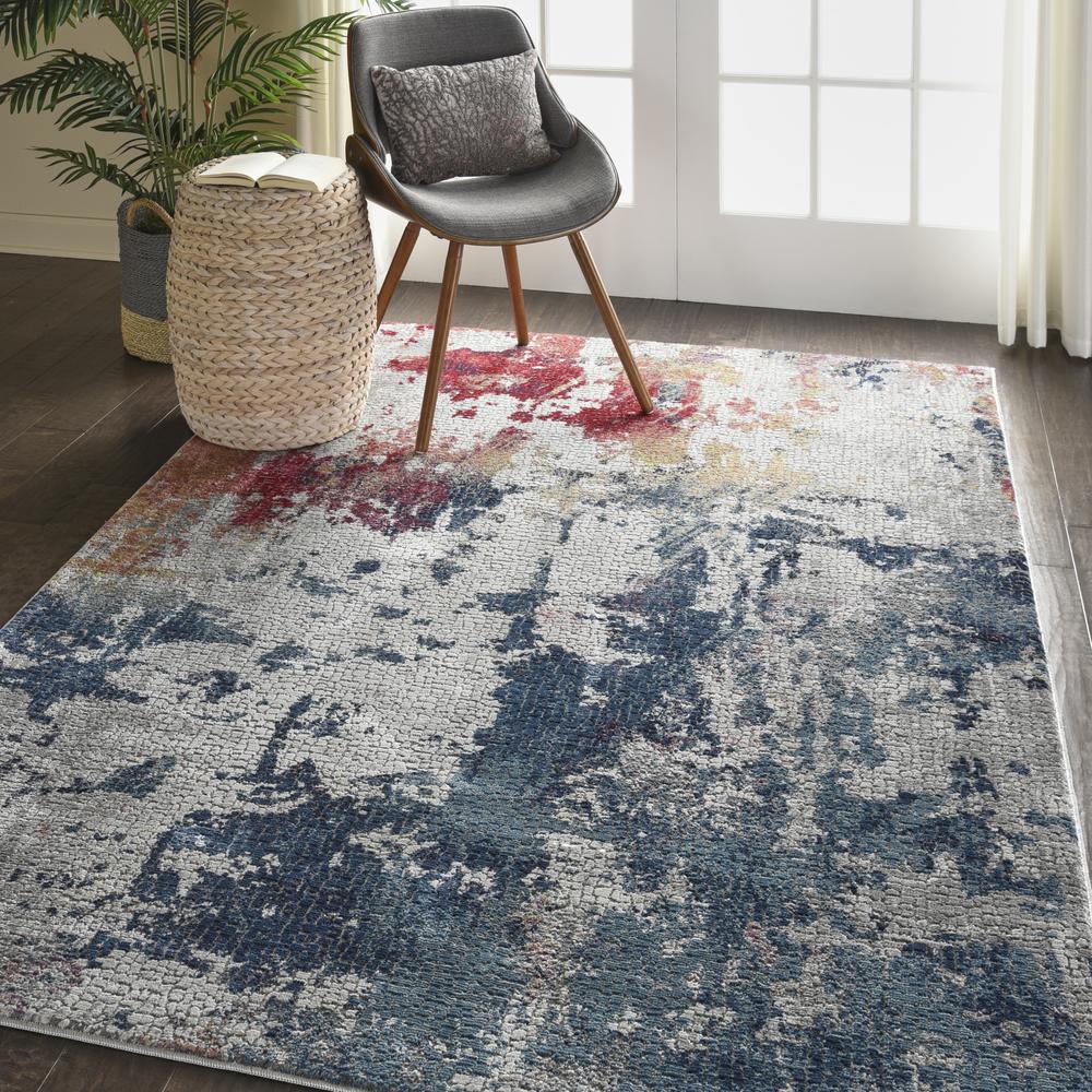 Modern Rectangle Area Rug, 5' x 8'. Picture 10