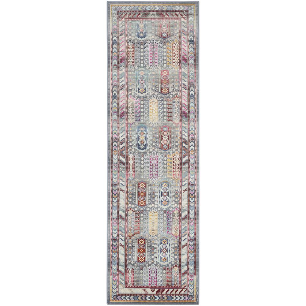 Bohemian Runner Area Rug, 8' Runner. Picture 1