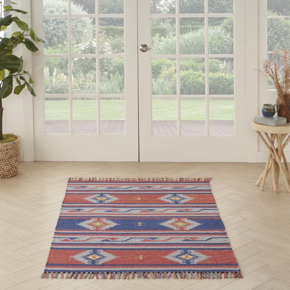 Southwestern Rectangle Area Rug, 5' x 7'. Picture 10