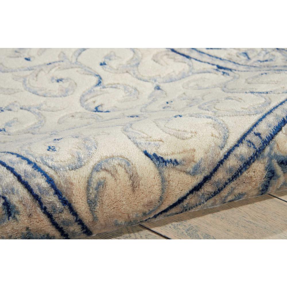 Nourison Somerset Ivory Blue Area Rug. Picture 3