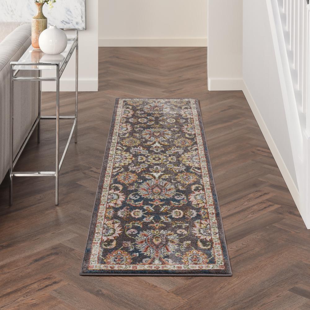 Vintage Runner Area Rug, 8' Runner. Picture 3