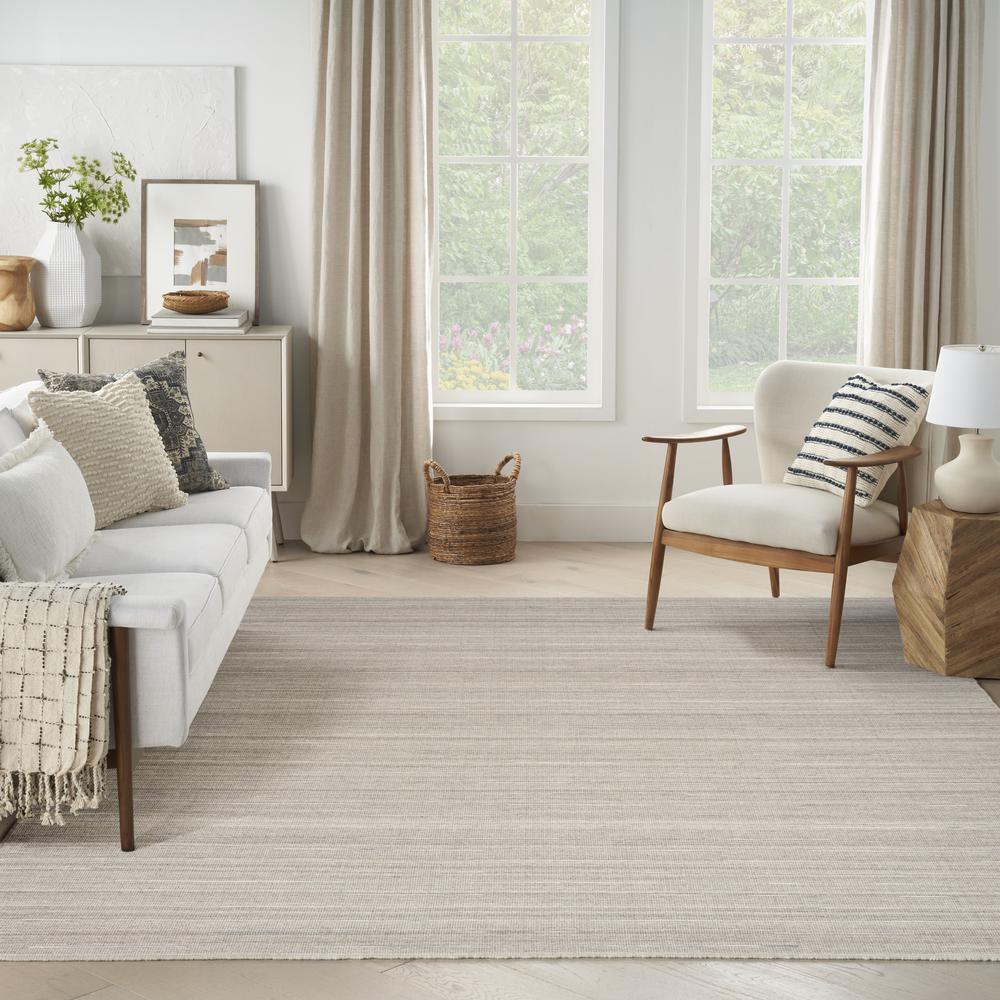 Nourison Interweave Area Rug Grey, IWV01. Picture 9