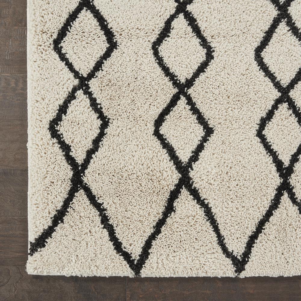 Nourison Home Geometric Shag Area Rug. Picture 4