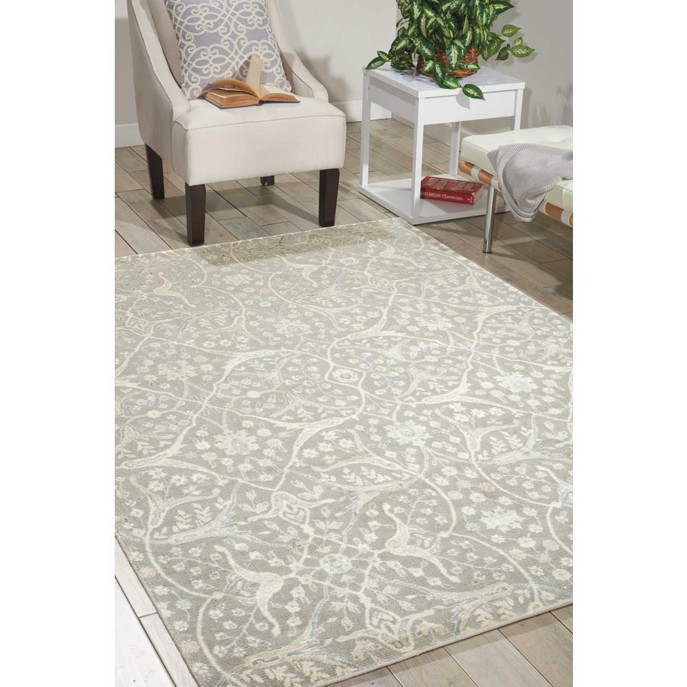 Luminance Area Rug, Steel, 5'3" x 7'5". Picture 2