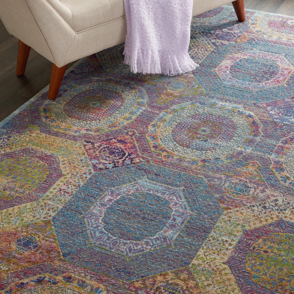 Bohemian Rectangle Area Rug, 4' x 6'. Picture 8