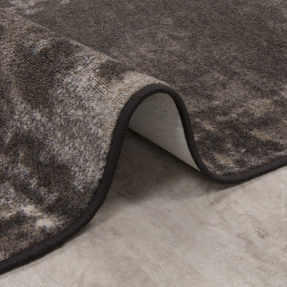 First Take A La Mode 5'4" x 7'8" Area Rug in Color Chocolate. Picture 2