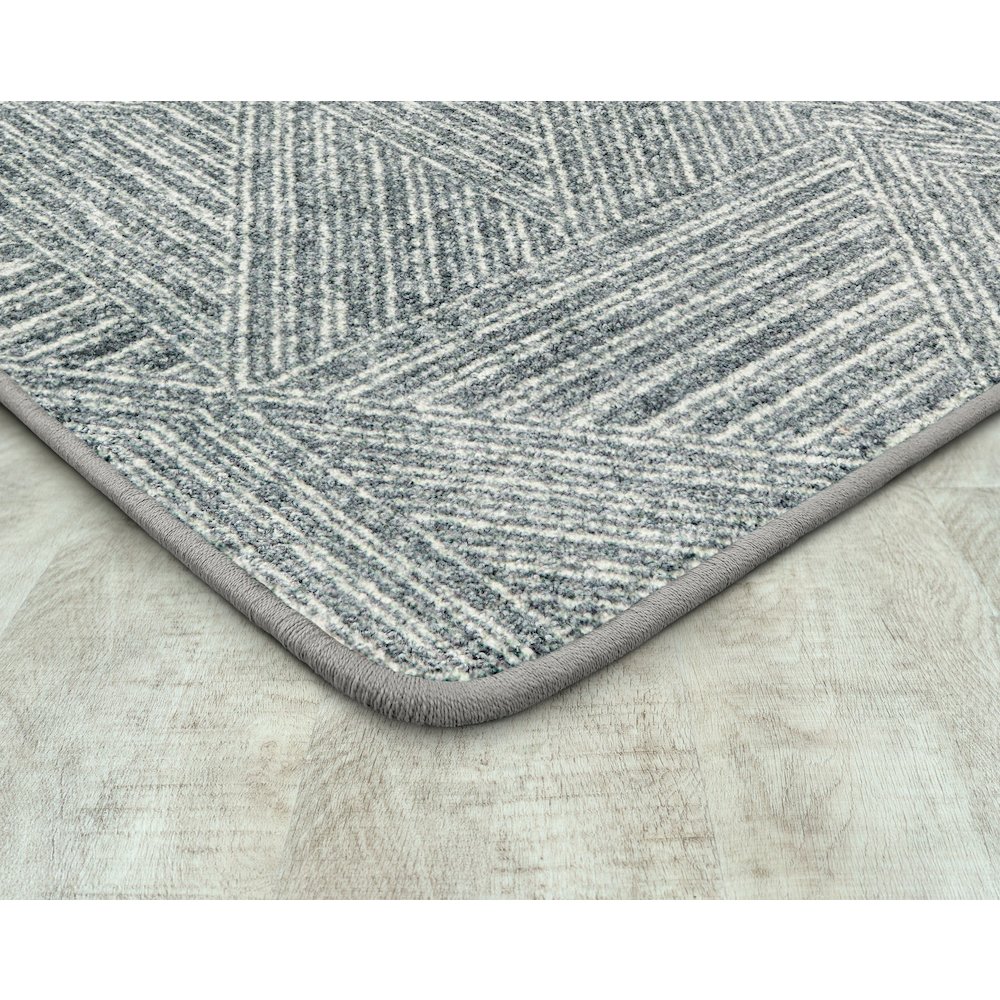 WorkSpace Above Board 5'4" x 7'8" Area Rug in Color Cloudy. Picture 2