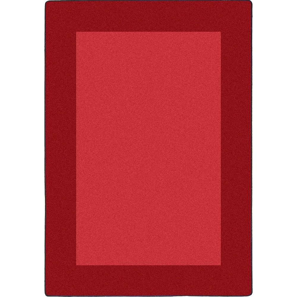 Kid Essentials All Around 7'8" x 10'9" Area Rug in Color Red. Picture 1