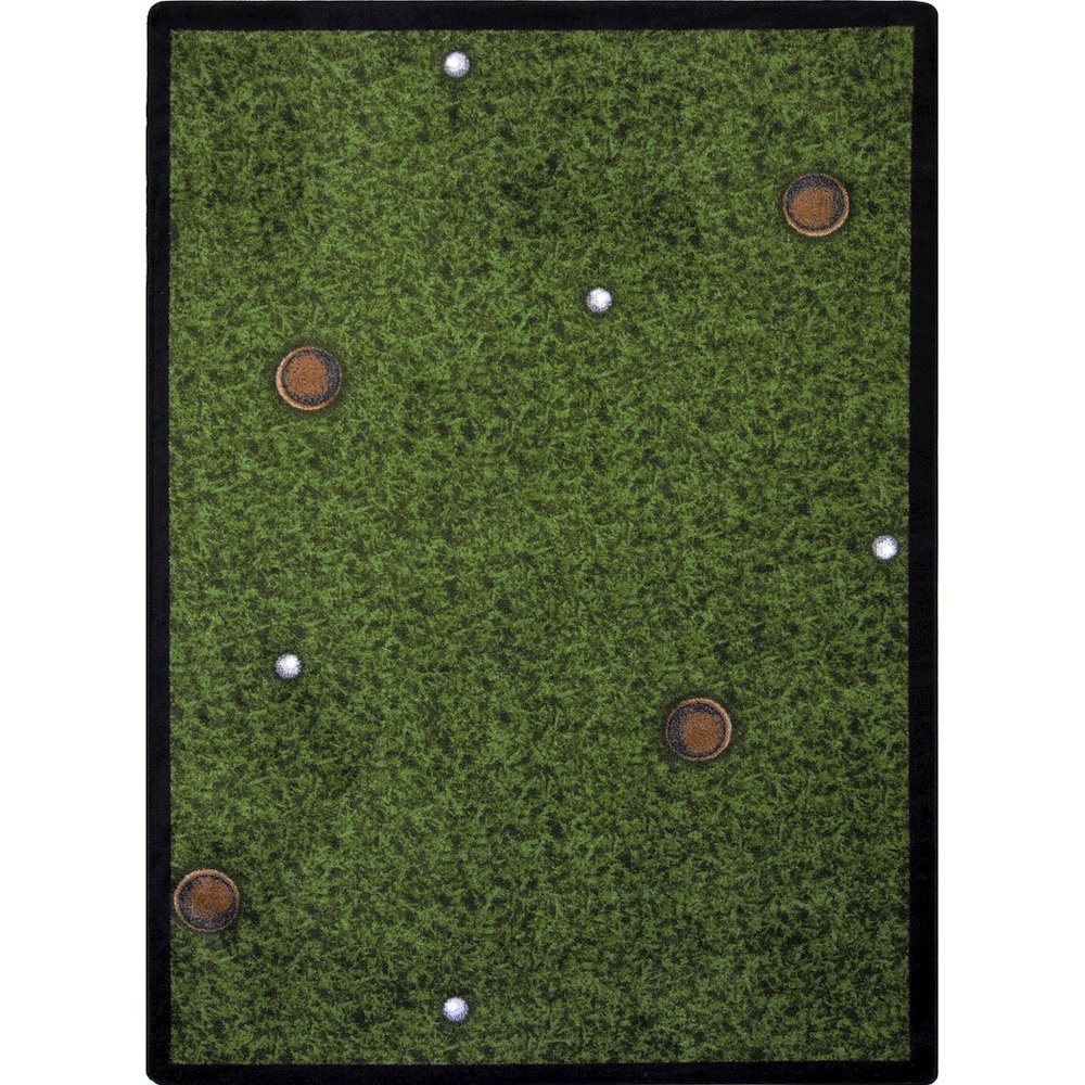 Games People Play Back Nine 10'9" x 13'2" Area Rug in Color Multi. Picture 1