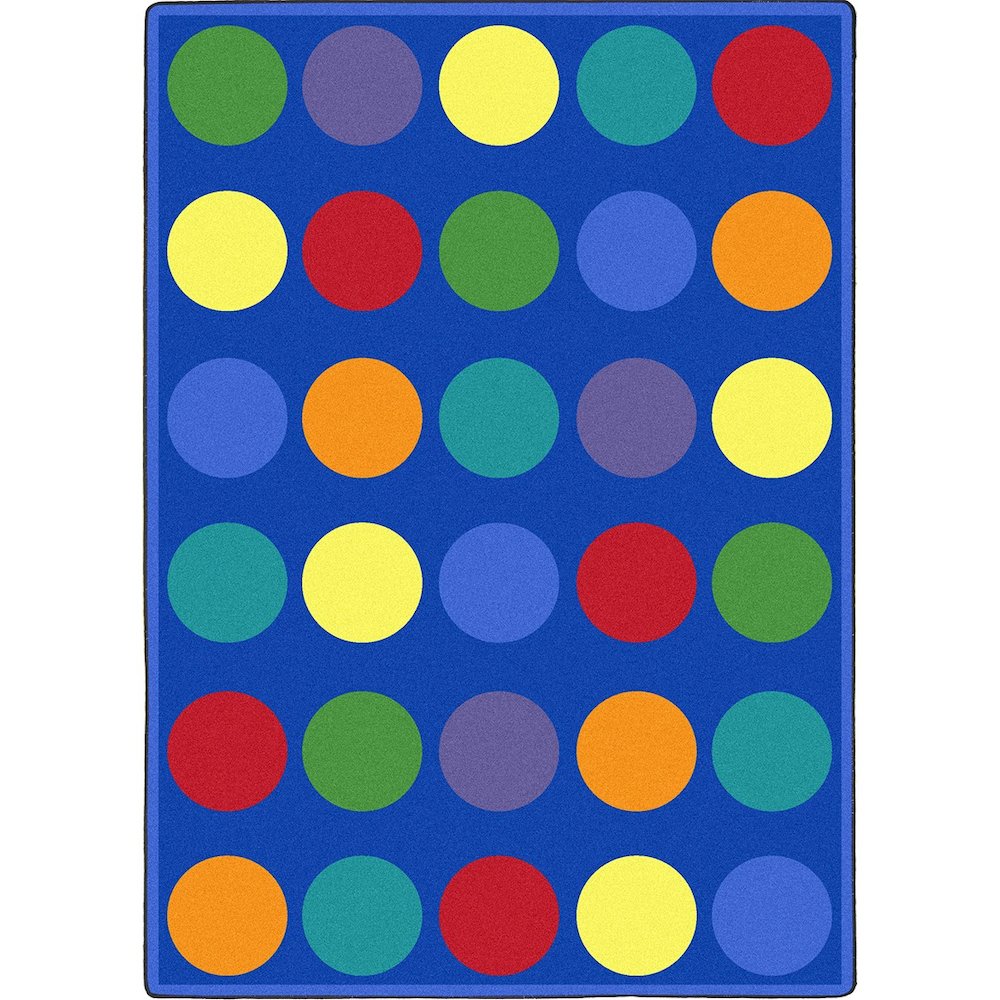 Kid Essentials Choose A Color 10'9" x 13'2" Area Rug in Color Multi. Picture 1