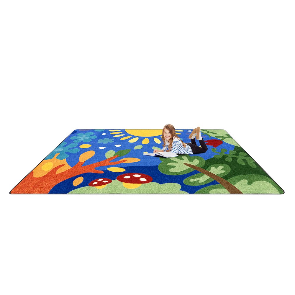 Dream Awhile 5'4" x 7'8" Area Rug in Color Multi. Picture 4