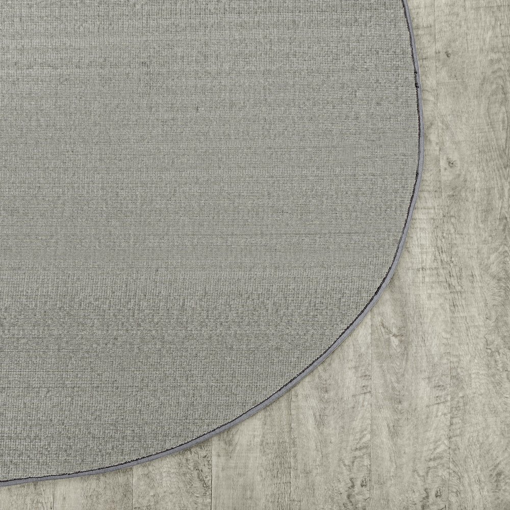 Kid Essentials Endurance 12' x 7'6" Oval Area Rug in Color Silver. Picture 5