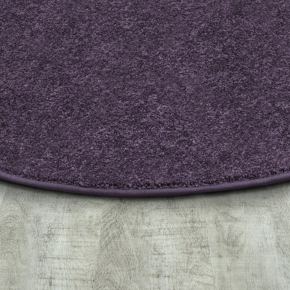 Kid Essentials Endurance 12' x 7'6" Oval Area Rug in Color Purple. Picture 2