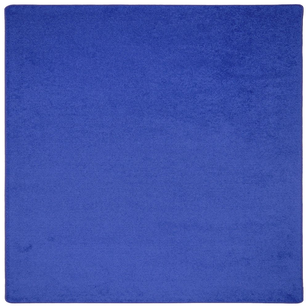 Kid Essentials Endurance 12' x 12' Area Rug in Color Royal Blue. Picture 1