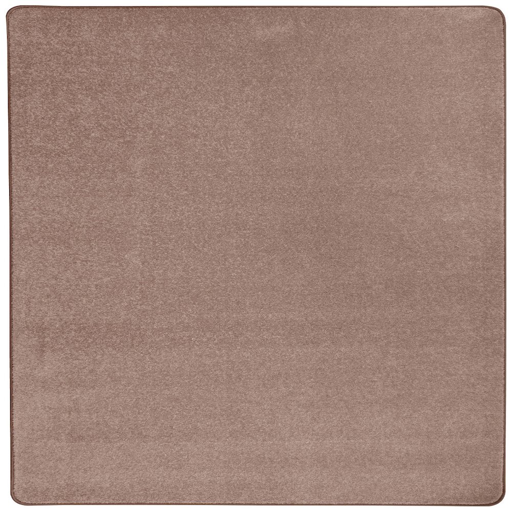 Kid Essentials Endurance 12' x 12' Area Rug in Color Taupe. Picture 1