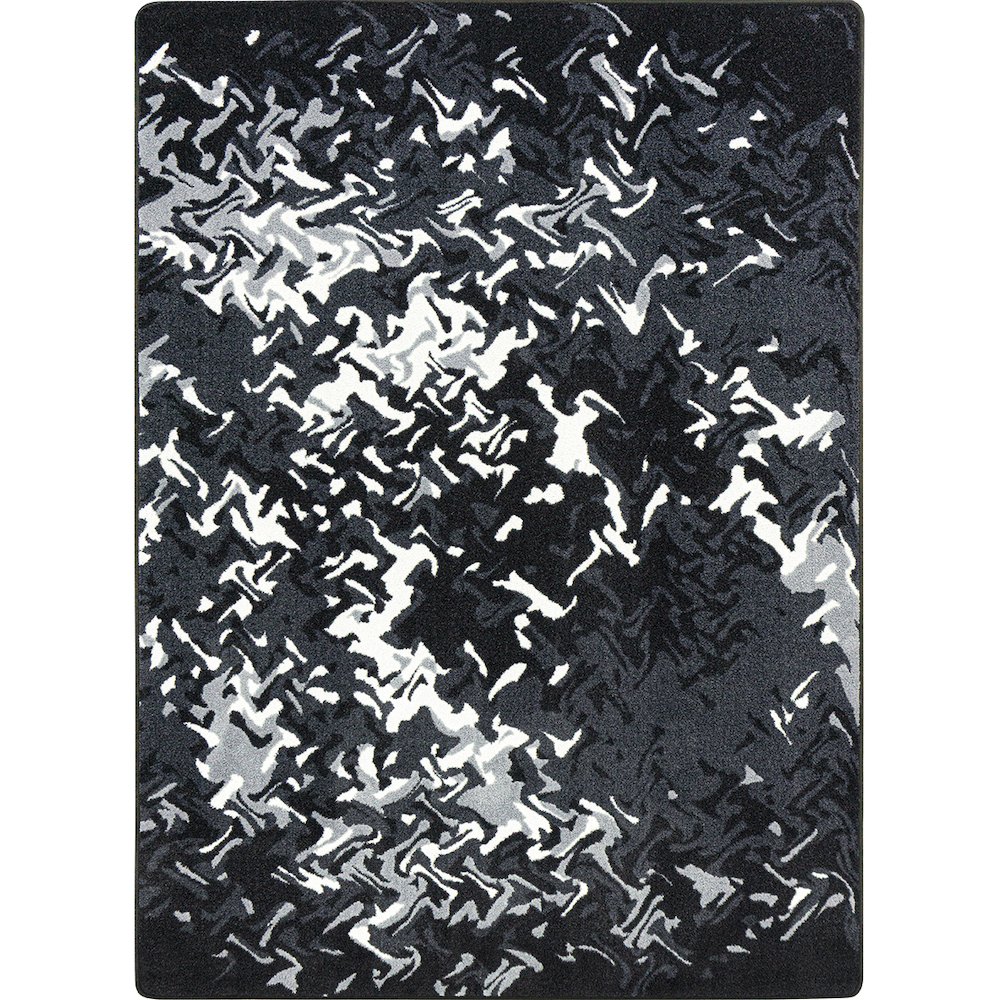 Kid Essentials Eruption 5'4" x 7'8" Area Rug in Color Arctic. Picture 1