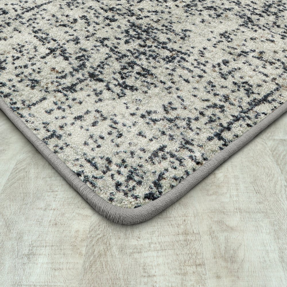 WorkSpace Etched In Stone 5'4" x 7'8" Area Rug in Color Fog. Picture 2