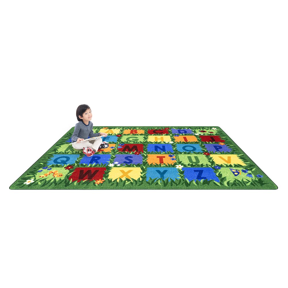 Field of Learning 7'8" x 10'9" Area Rug in Color Multi. Picture 4