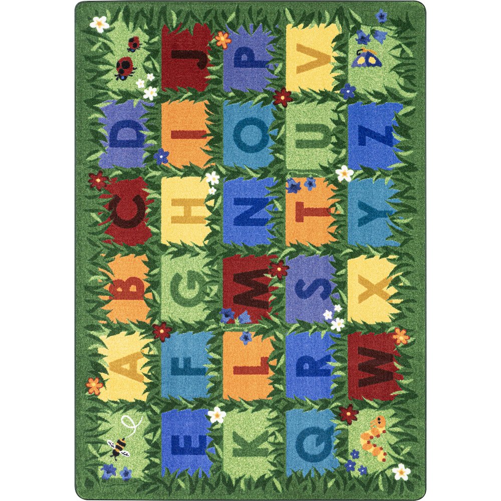 Field of Learning 7'8" x 10'9" Area Rug in Color Multi. Picture 1