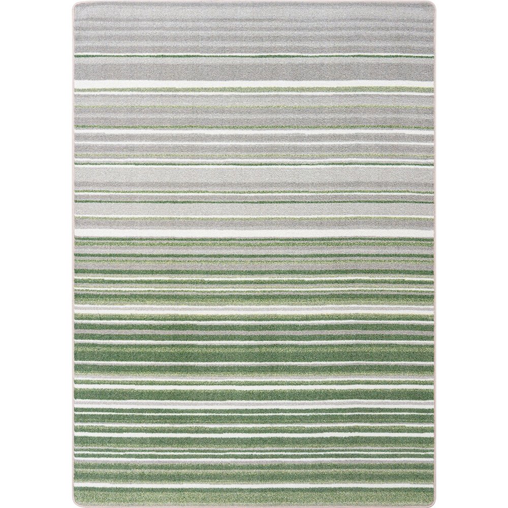 Kid Essentials Fine Line 5'4" x 7'8" Area Rug in Color Meadow. Picture 1