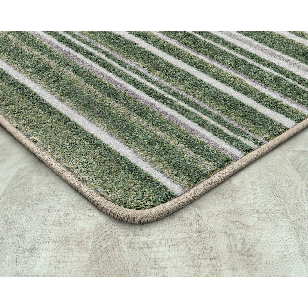 Kid Essentials Fine Line 5'4" x 7'8" Area Rug in Color Meadow. Picture 2